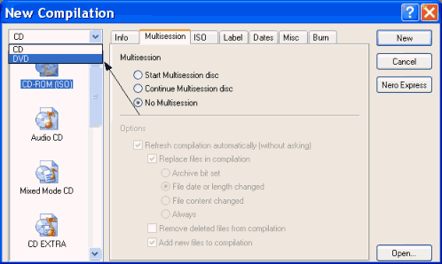 How to burn a DVD Video Disc with Nero Burning ROM old