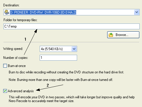 How to add multiple movies titles to one DVD using Nero Recode 2