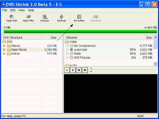 How to copy a DVD 9 using DVD Shrink 3.0 Beta 5 Old Version